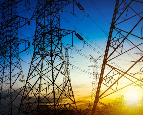 High voltage post or High voltage tower